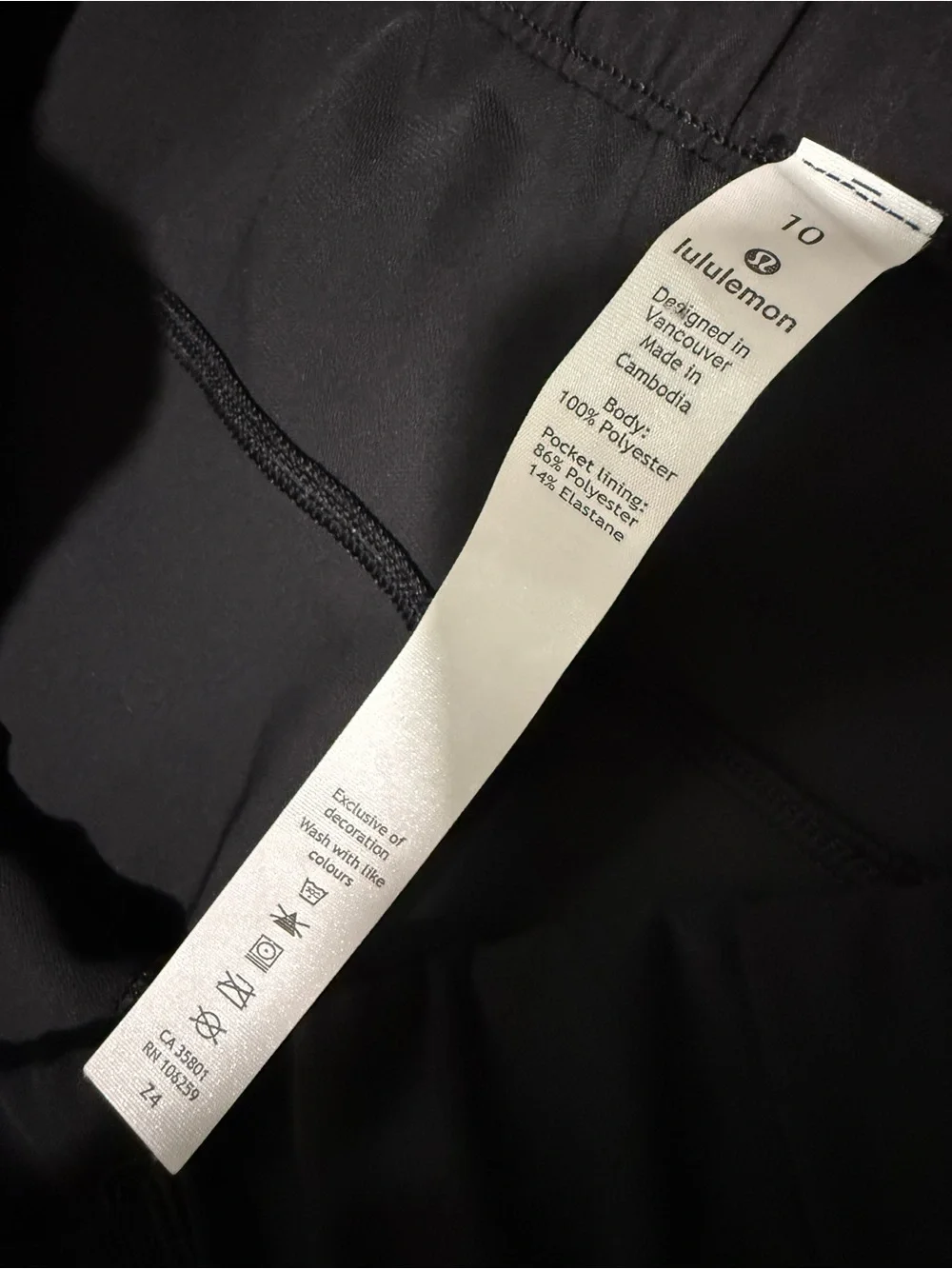 LuluLemon Keep Moving Pant 7/8 High-Rise in Black Size 10